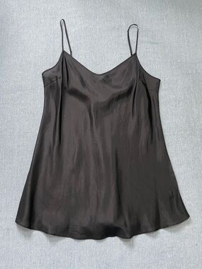 Beautiful People 100% Silk V Neck Camisole Size S in Black